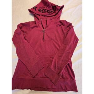 Fox Racing Women's Size Small Long Sleeve Pink Shirt With Hood